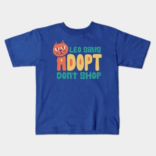 Adopt dont shop! Kids T-Shirt